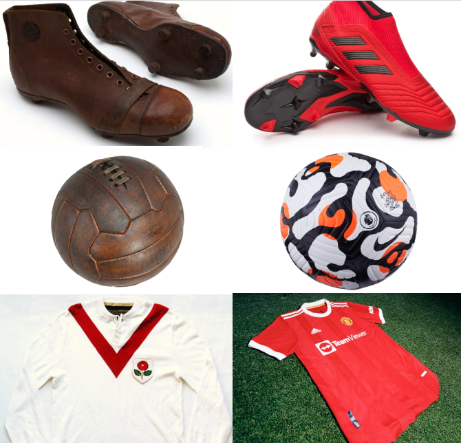 The Evolution of Materials in Football with Manchester United
